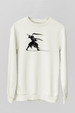 Dark Souls Baskılı Beyaz Unisex Sweatshirt