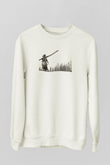 Dark Souls Baskılı Beyaz Unisex Sweatshirt