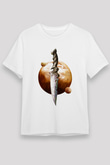 Dark Souls Baskılı Unisex Beyaz Tişört - Tshirt