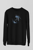 Dark Souls Baskılı Unisex Siyah Sweatshirt