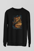 Dark Souls Baskılı Unisex Siyah Sweatshirt
