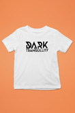 Dark Tranquillity Baskılı Beyaz Unisex Çocuk Tişört