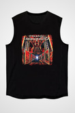 Dark Tranquillity Baskılı Unisex Siyah Kolsuz Tişört