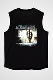 Dark Tranquillity Baskılı Unisex Siyah Kolsuz Tişört