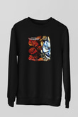 Dark Tranquillity Baskılı Unisex Siyah Sweatshirt