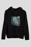 Dark Tranquillity Baskılı Unisex Siyah Hoodie