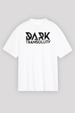 Dark Tranquillity Beyaz Unisex Oversize Tişört T-Shirt