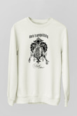 Dark Tranquillity Beyaz Unisex Sweatshirt