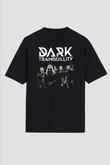 Dark Tranquillity Siyah Unisex Oversize Tişört T-Shirt
