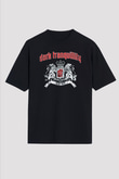 Dark Tranquillity Siyah Unisex Oversize Tişört T-Shirt