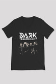 Dark Tranquillity Siyah Unisex V Yaka Tişört T-Shirt