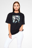Darksiders Siyah Unisex Oversize Tişört T-Shirt