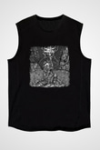 Darkthrone Baskılı Unisex Siyah Kolsuz Tişört