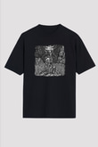 Darkthrone Baskılı Unisex Siyah Oversize Tişört