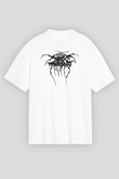 Darkthrone Beyaz Unisex Oversize Tişört T-Shirt