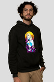 Darling İn The Franxx Baskılı Unisex Siyah Hoodie