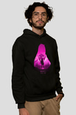 Darling İn The Franxx Baskılı Unisex Siyah Hoodie