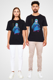 Darling İn The Franxx Baskılı Unisex Siyah Tişört - Tshirt