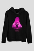 Darling İn The Franxx Baskılı Unisex Siyah Hoodie