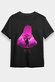 Darling İn The Franxx Baskılı Unisex Siyah Tişört - Tshirt