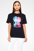 Darling İn The Franxx Baskılı Unisex Siyah Tişört - Tshirt