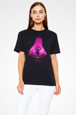 Darling İn The Franxx Baskılı Unisex Siyah Tişört - Tshirt