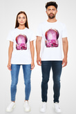 Darling İn The Franxx Unisex Baskılı Beyaz Tişört - Tshirt
