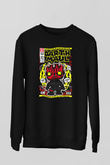 Darth Maul Baskılı Unisex Siyah Sweatshirt