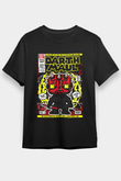 Darth Maul Baskılı Unisex Siyah Tişört