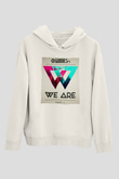 Dash Berlin Beyaz Unisex Kapüşonlu Sweatshirt