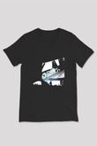 Dash Berlin Siyah Unisex V Yaka Tişört T-Shirt