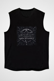 Datsik Baskılı Unisex Siyah Kolsuz Tişört