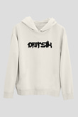 Datsik Beyaz Unisex Kapüşonlu Sweatshirt