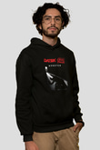 Datsik Siyah Unisex Kapüşonlu Sweatshirt