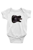 David Gilmour Baskılı Beyaz Unisex Bebek Body - Zıbın
