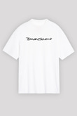 David Gilmour Baskılı Beyaz Unisex Oversize Tişört - Tshirt