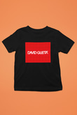 David Guetta Baskılı Siyah Unisex Çocuk Tişört