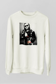 David Guetta Beyaz Unisex Sweatshirt