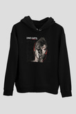 David Guetta Siyah Unisex Kapüşonlu Sweatshirt