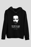 David Guetta Siyah Unisex Kapüşonlu Sweatshirt