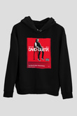 David Guetta Siyah Unisex Kapüşonlu Sweatshirt