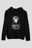David Guetta Siyah Unisex Kapüşonlu Sweatshirt