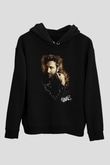 David Guetta Siyah Unisex Kapüşonlu Sweatshirt