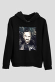 David Guetta Siyah Unisex Kapüşonlu Sweatshirt