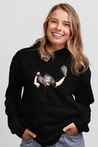 David Guetta Siyah Unisex Kapüşonlu Sweatshirt