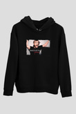 David Guetta Siyah Unisex Kapüşonlu Sweatshirt