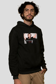David Guetta Siyah Unisex Kapüşonlu Sweatshirt