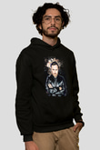 David Guetta Siyah Unisex Kapüşonlu Sweatshirt