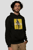 David Guetta Siyah Unisex Kapüşonlu Sweatshirt