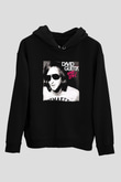 David Guetta Siyah Unisex Kapüşonlu Sweatshirt